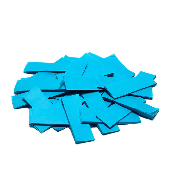 TCM FX - Lassú esésű Konfetti Téglalapok 55x17mm - Világoskék - 1 kg